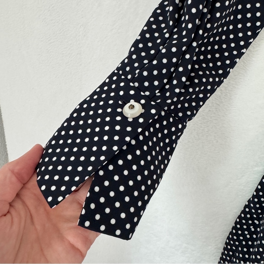 Alexis blue Noelle Polka-Dot Midi‎ Dress XS - Picture 5 of 13